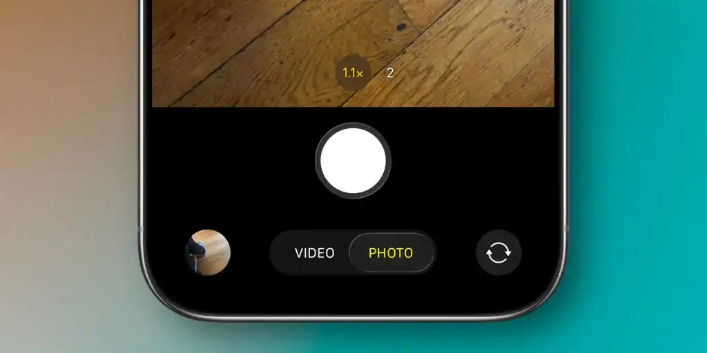 El nuevo menú de la cámara en iOS26