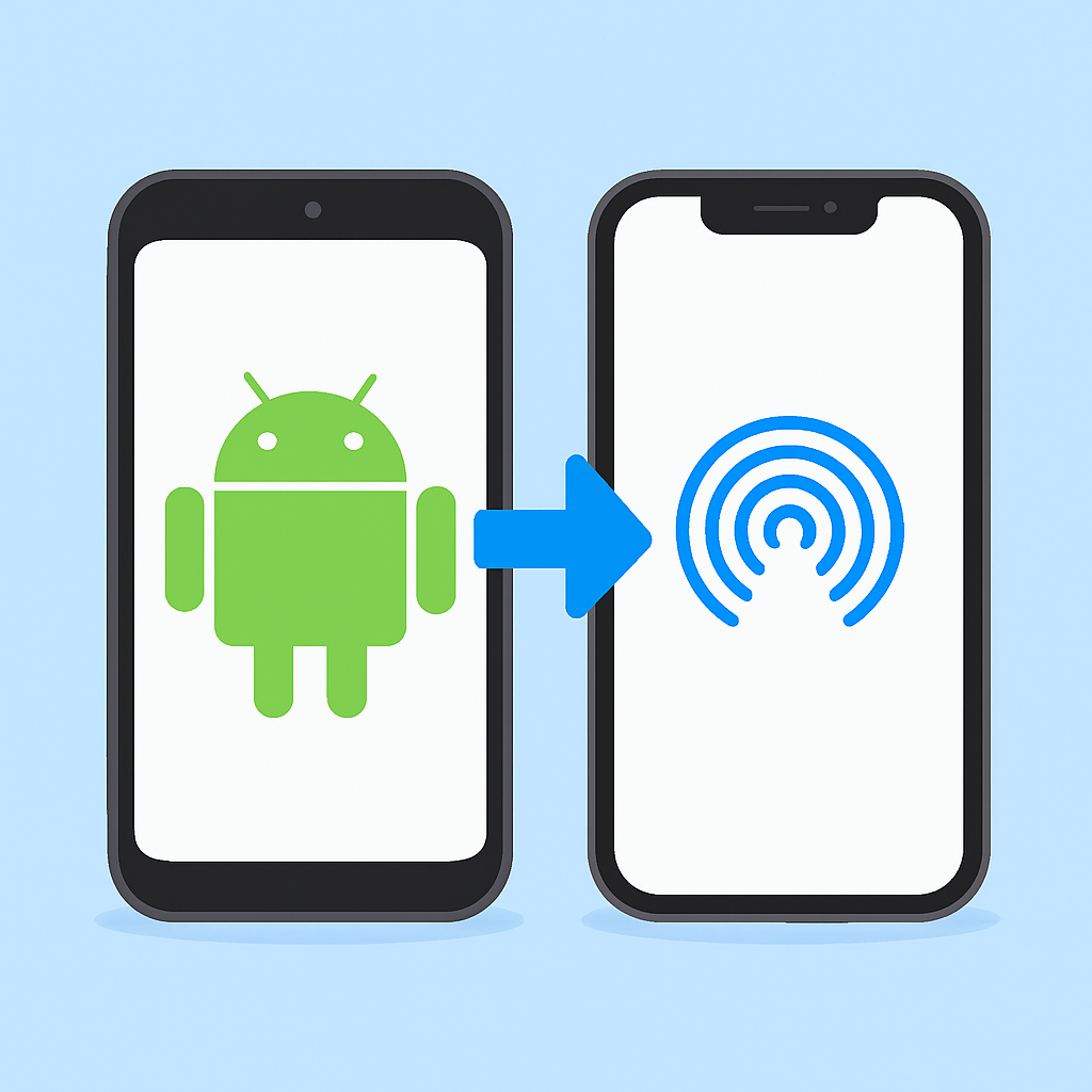De Android a iOS con AirDrop