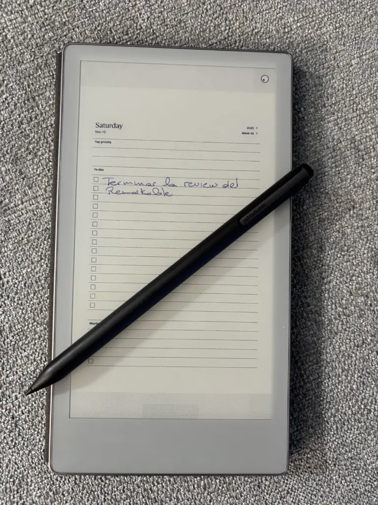 The pencil, the main element of the Remarkable Paper Pro Move