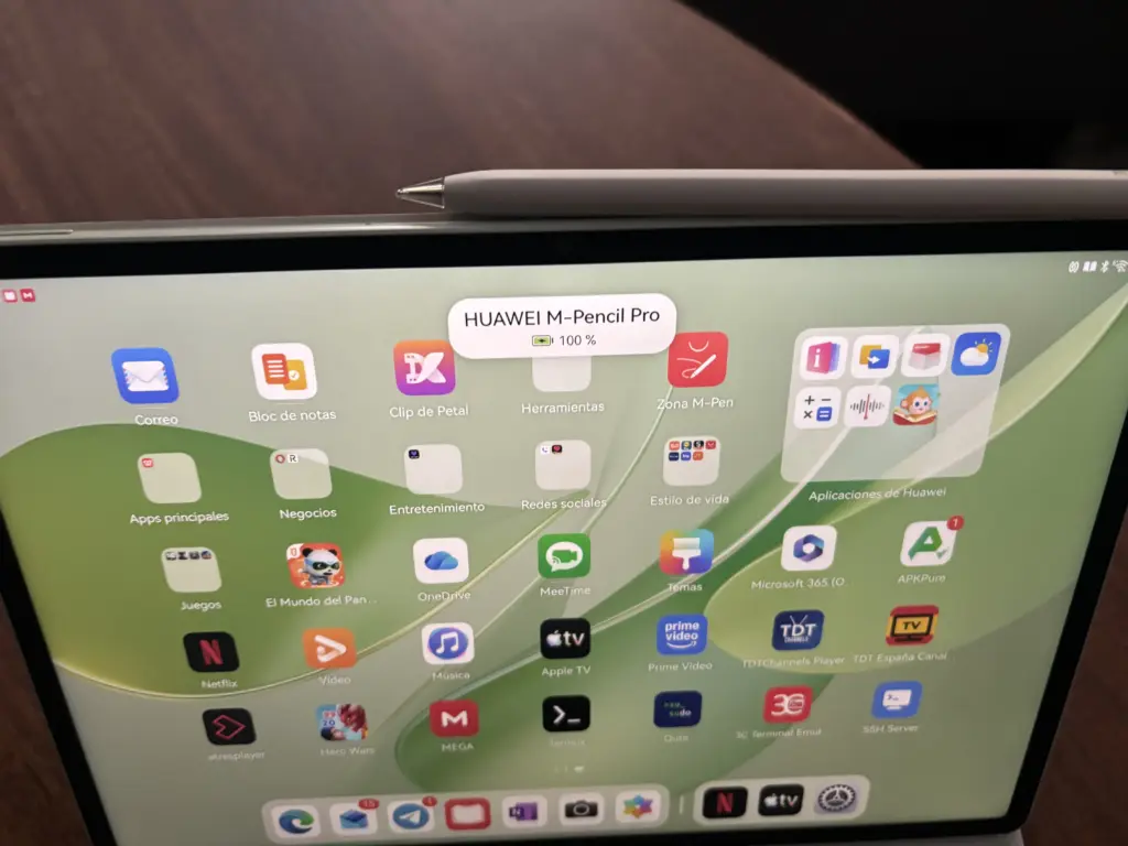 La notificación del Huawei Pen