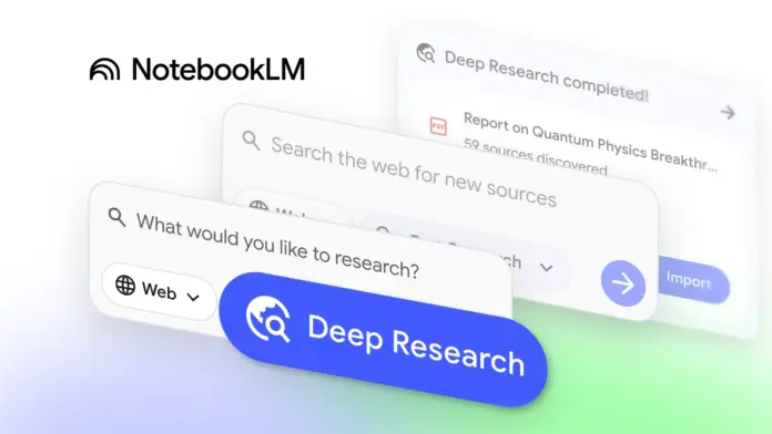 NotebookLM incorpora Deep Research NotebookLM incorpora Deep Research