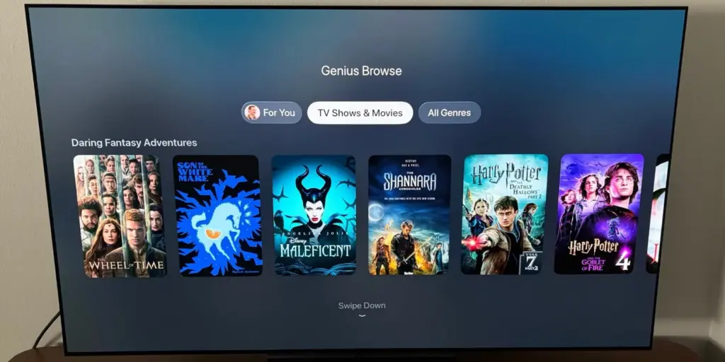 Genius Browse en un AppleTV