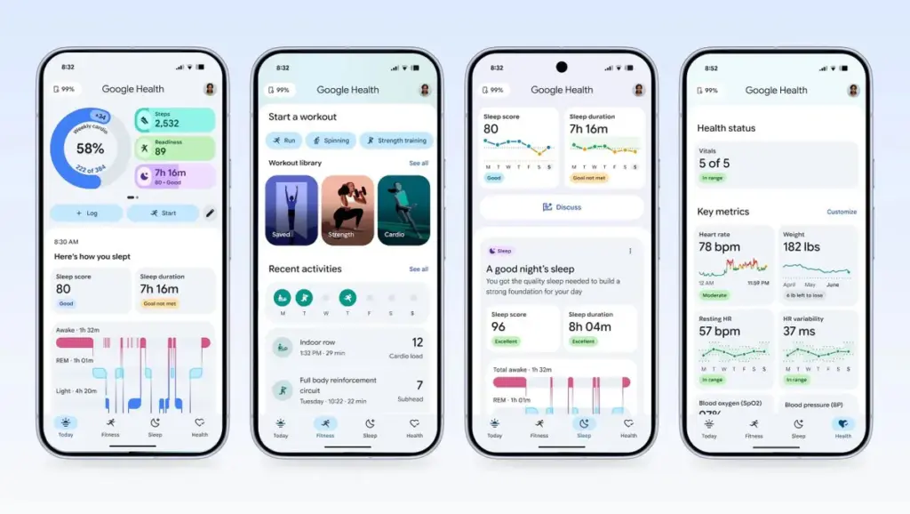 La nueva app de Google Health