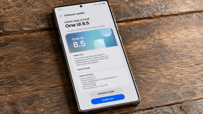 One UI 8.5 ya disponible en el Galaxy S25 One UI 8.5 ya disponible en el Galaxy S25