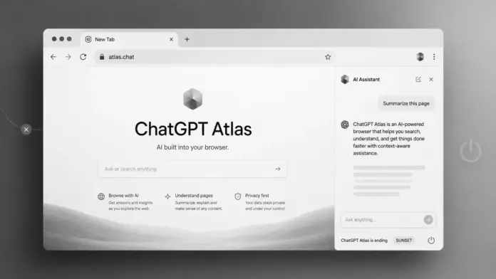ChatGPT Atlas dice adiós ChatGPT Atlas dice adiós