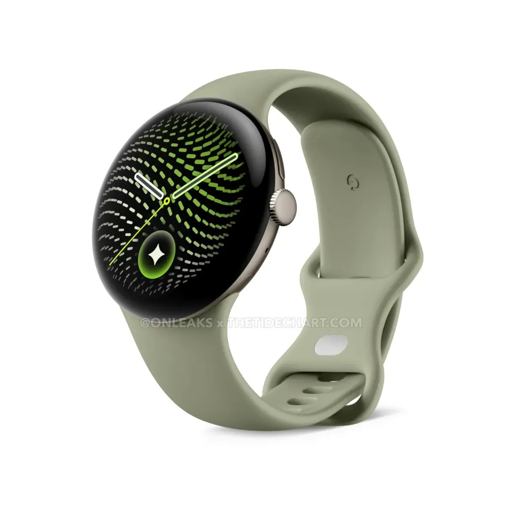 El Pixel Watch 5 en verde pistacho