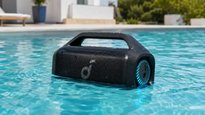Soundcore Boom 2 en el agua Soundcore Boom 2 en el agua
